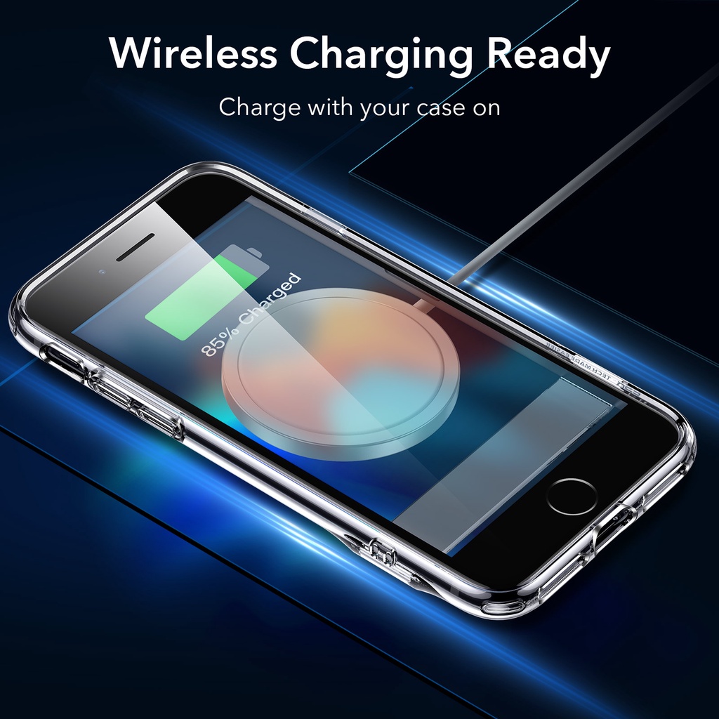 Ốp điện thoại ESR hybrid kiểu giáp ngang có giá đỡ kim loại cho iPhone SE 2022 iPhone 8/7