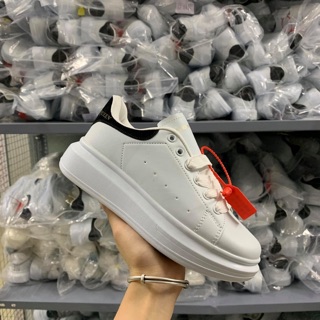 [ ẢNH THẬT ] Giày thể thao MCQ gót đen - gót mận