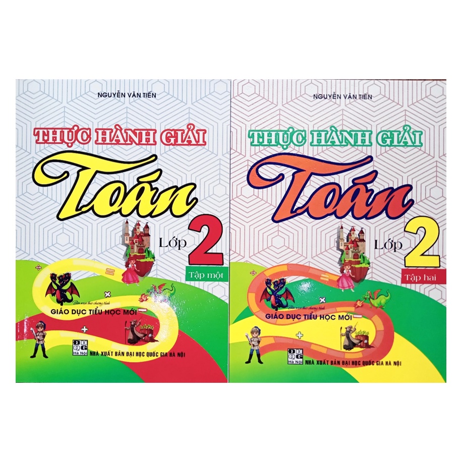 Sách - Combo Thực Hành Giải Toán Lớp 2 - Tập 1 (Theo Chương Trình Giáo Dục Tiểu Học Mới) (Bộ 2 Cuốn)