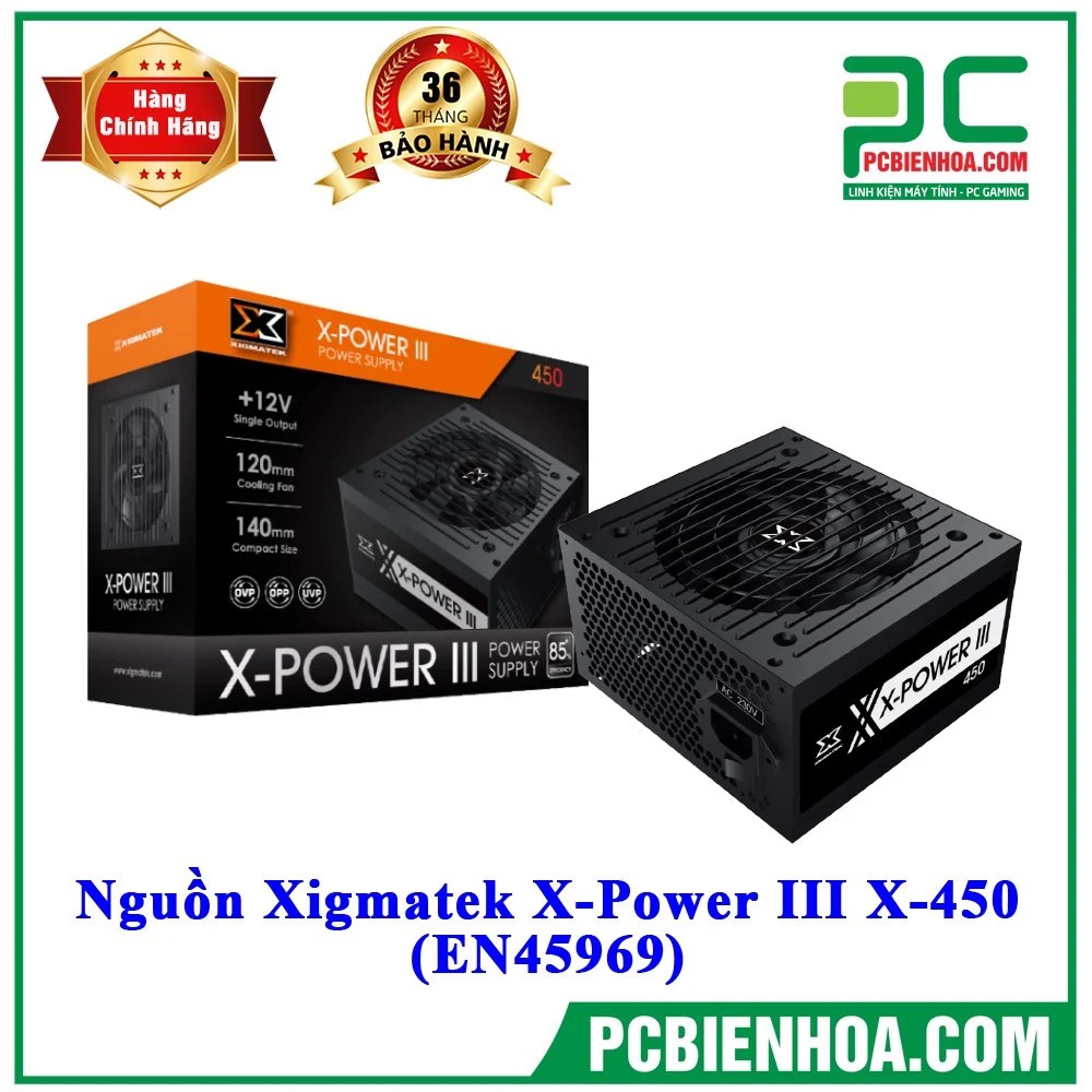 [Mã ELHAMS12 giảm 8% tối đa 300k] Nguồn máy tính XIGMATEK X-POWER II 450-80PLUS WHITE | BigBuy360 - bigbuy360.vn