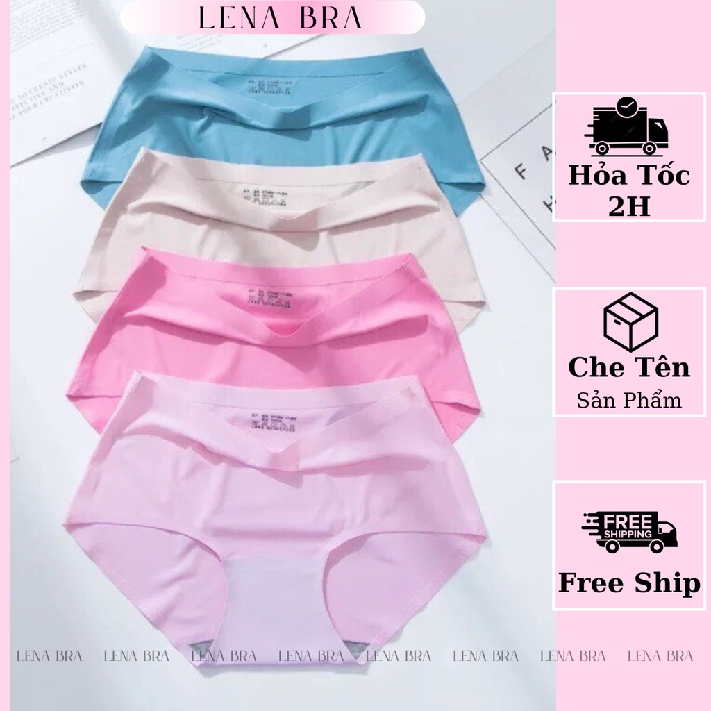Quần lót LENABRA, quần lót đúc su ko viền trơn siêu mát mùa hè