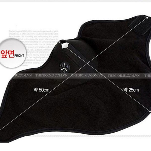 Khẩu trang Ninja trùm mặt cho nam nữ - chống nắng chống bụi | BigBuy360 - bigbuy360.vn