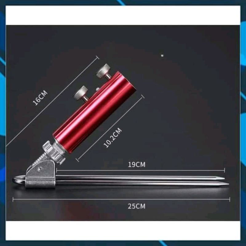 Chân cắm đất 360 độ được làm từ kim loại cao cấp chống gỉ. tiện lợi và sử dụng dễ dàng