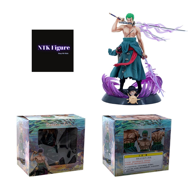 Mô Hình Zoro One Piece có phụ kiện thay thế AnimeGear.Store Mô Hình OnePiece giá rẻ
