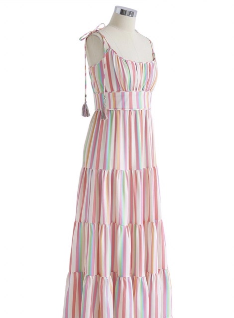 Đầm maxi 2 dây Taobao