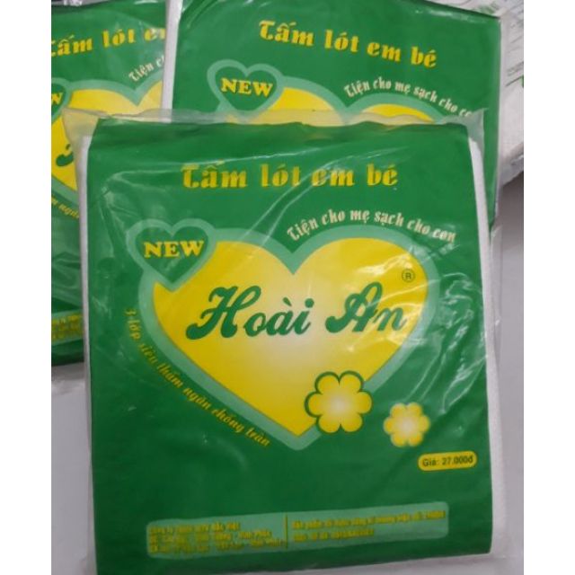 Tấm lót phân xu em bé Hoài An