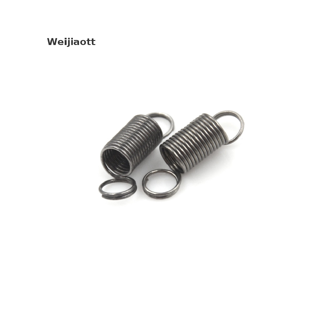 Set 10 lò xo bằng thép không gỉ 15mm kèm móc chuyên dụng làm đồ chơi DIY