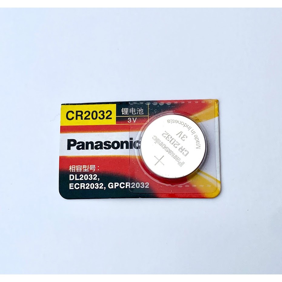 Pin CR2032-CR2025-CR2016 Panasonic dành cho điều khiển ô tô, xe máy và các thiết bị điện tử khác