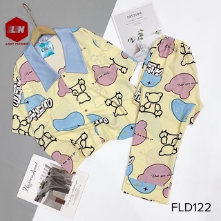 ❤️ Bộ Pijama cổ nhọn tay dơi siêu xinh, bộ pizama mặc nhà lụa đẹp, có túi