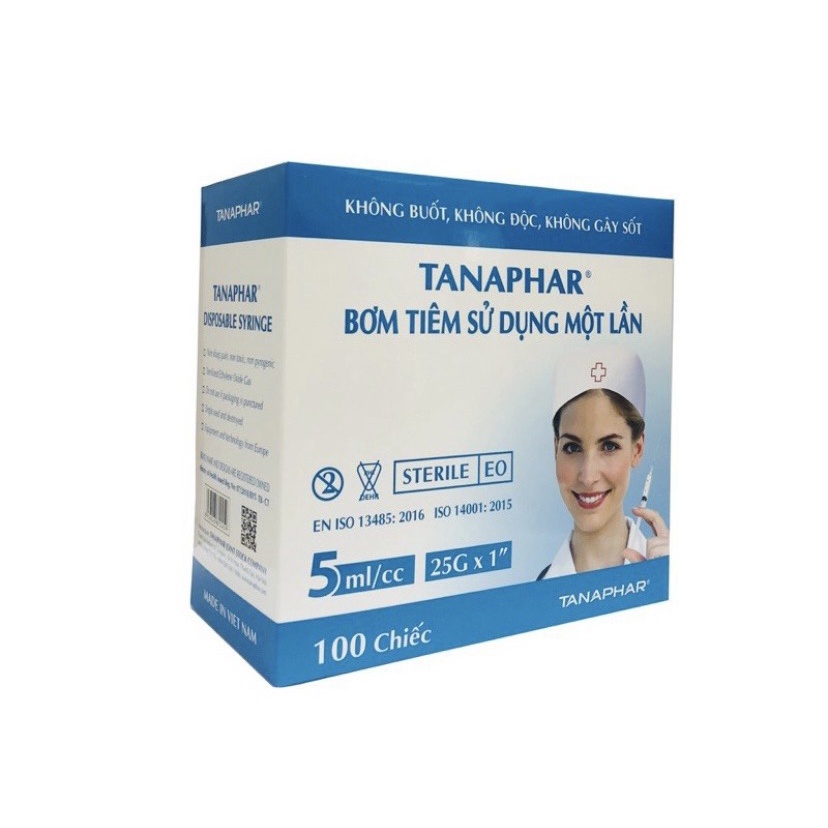 Bơm kim tiêm y tế 1ml 3ml 5cc 10cc 20ml 50ml - ống chích vô trùng, xilanh sử dụng một lần xi lanh Tanaphar
