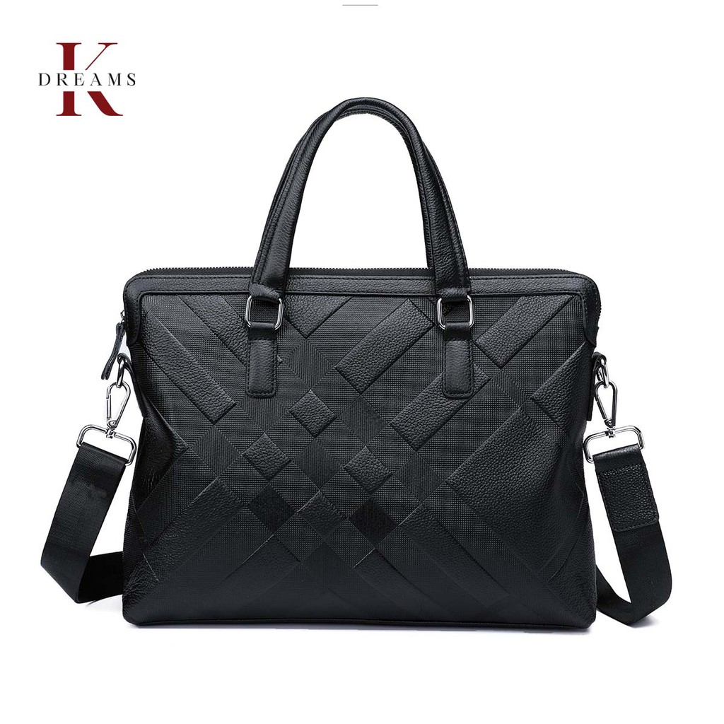 Túi da nam dáng Briefcase K991CB Da Thật Bảo Hành 2 Năm | BigBuy360 - bigbuy360.vn