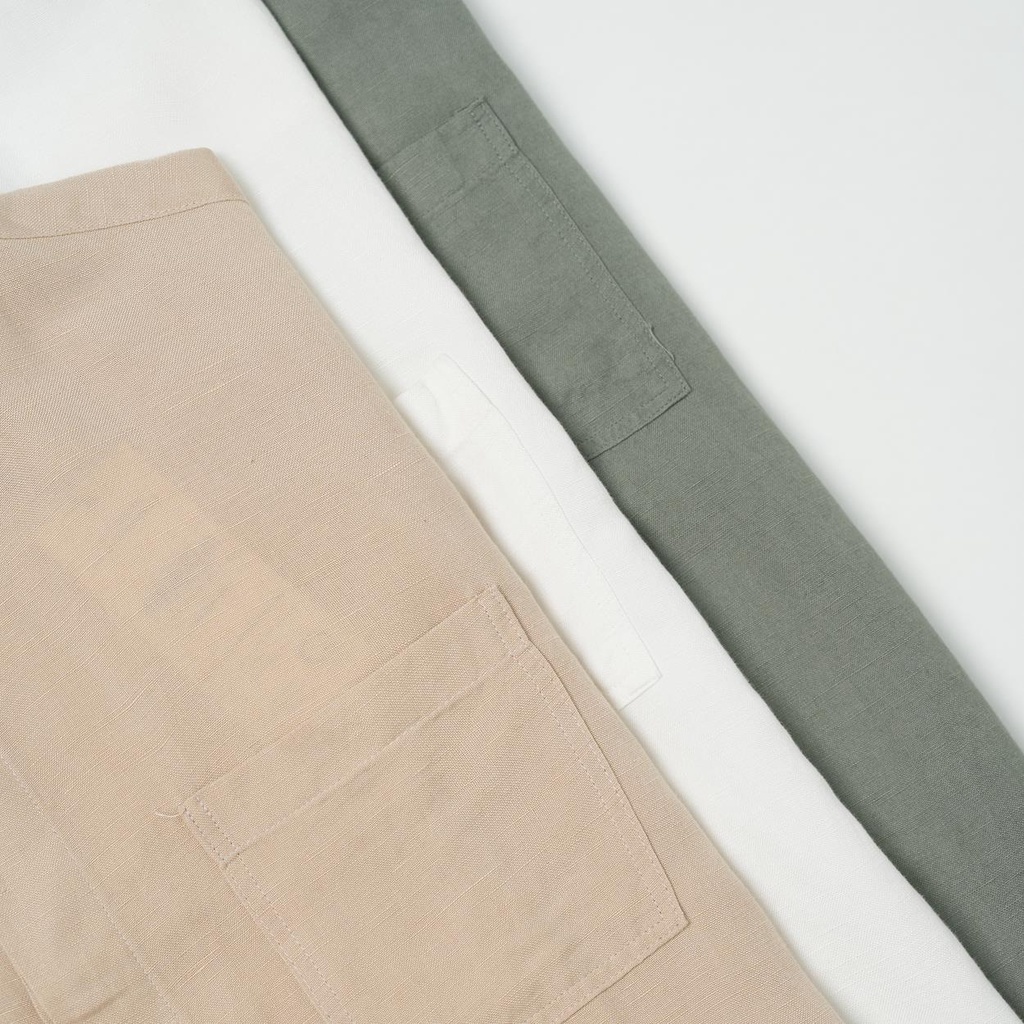 Áo sơ mi dài tay cổ bẻ thương hiệu thời trang nam 360Boutique chất liệu linen cao cấp - STDTK317