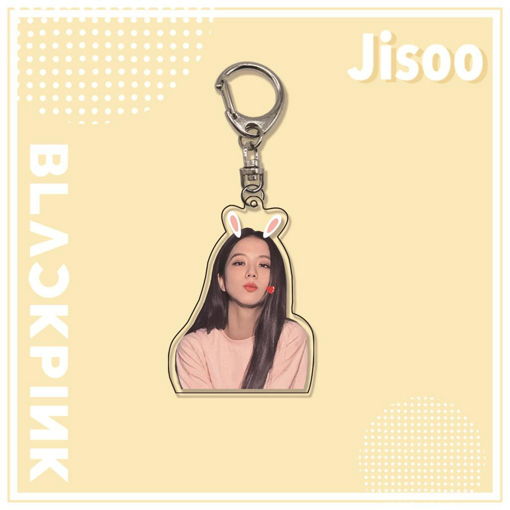 Móc khóa hình Jisoo BLACKPINK thời trang