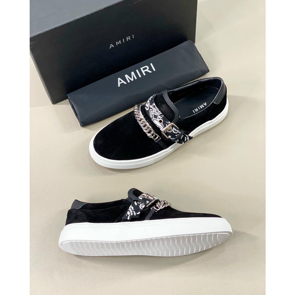 - Giày Slip-on Amri Quai Xích Cao cấp - Giày Slip-on Nam Amri Full Box