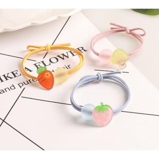 CỘT TÓC KẸO TRÁI CÂY TRONG SUỐT CUTE