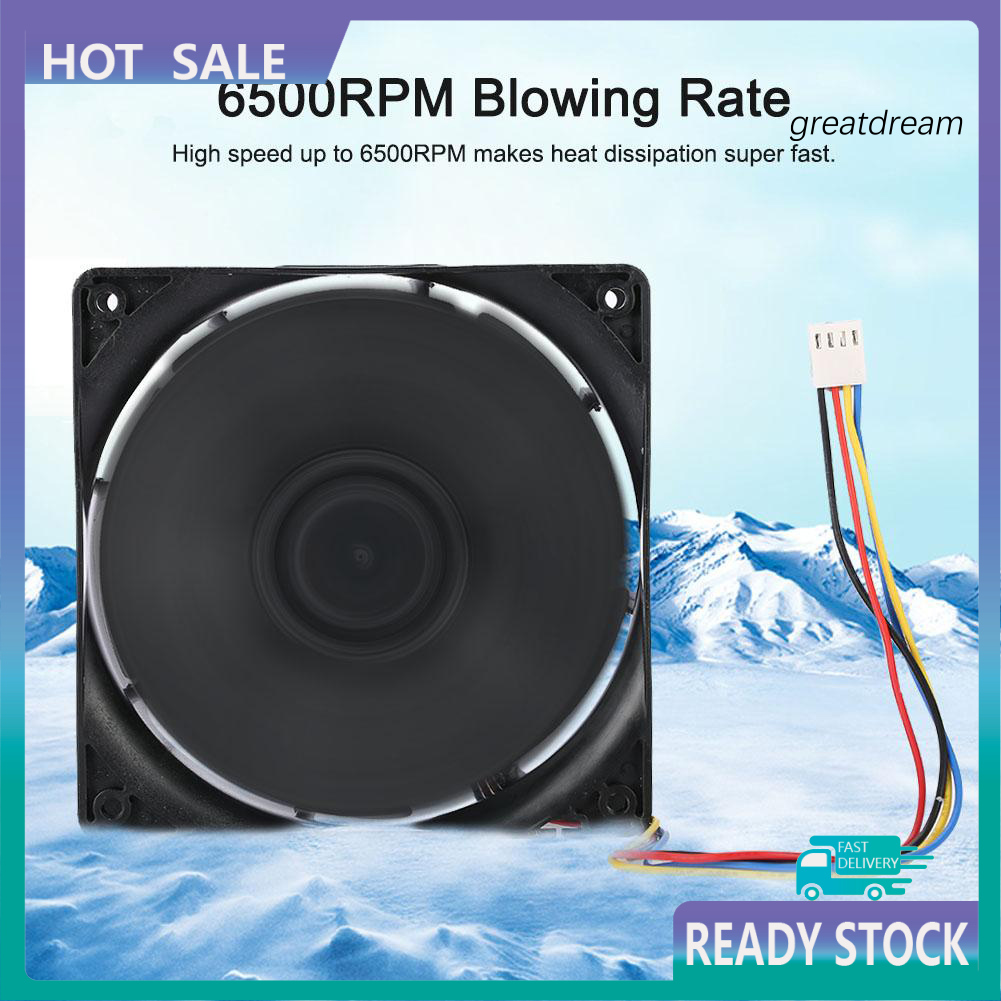 Quạt Tản Nhiệt Kép 4Pin NBP / V12E12BS1B5-07 1.85A 6000RPM