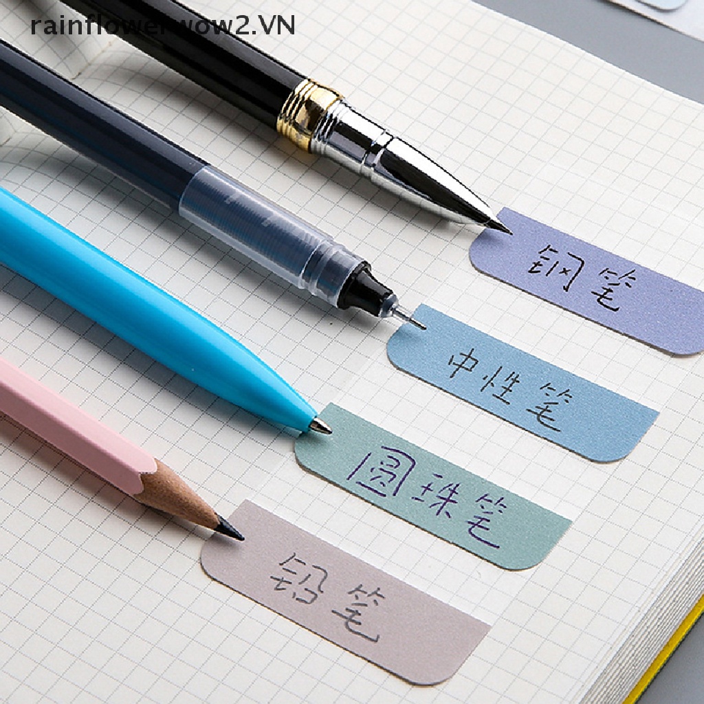 Bộ 240 Miếng Dán Đánh Dấu Trang Sách Nhiều Màu Có Thể Tháo Rời