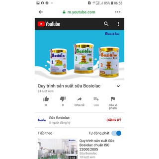 Sữa Bosiolac số 1 900gr