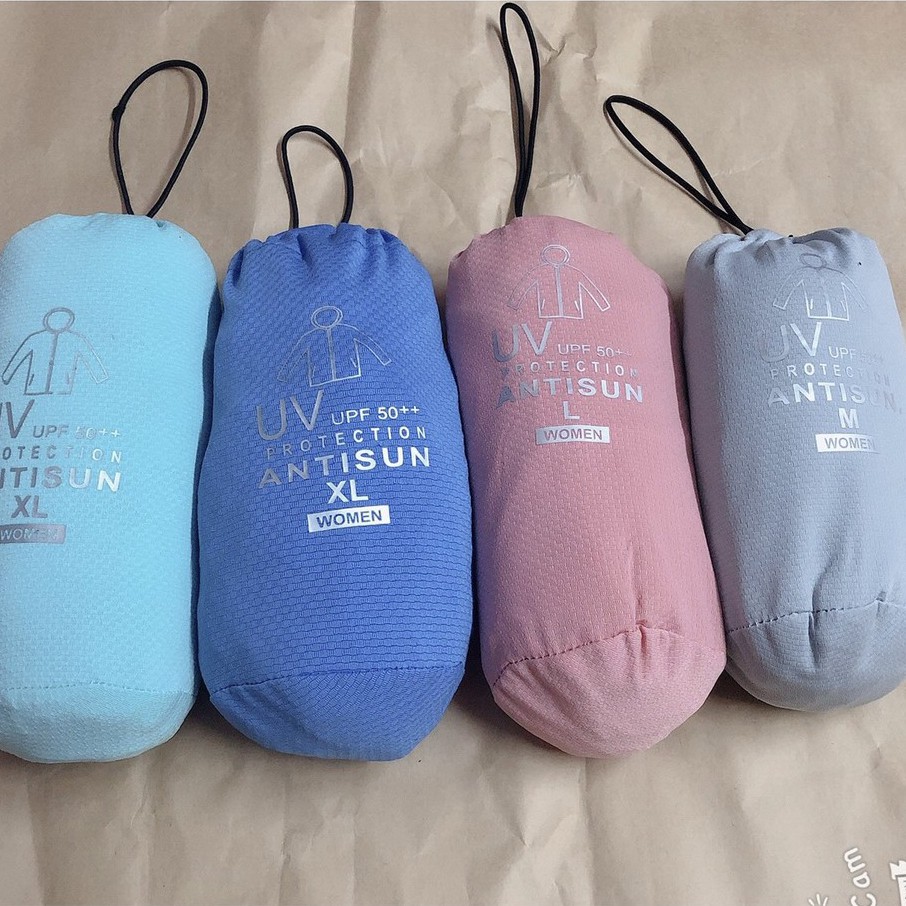 Áo chống nắng nữ thông hơi làm mát túi cuộn mát mềm, chất vải kim cương-giadungsieure