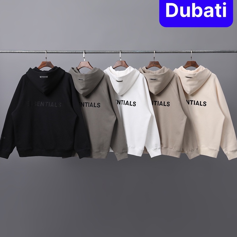 ÁO KHÓAT NỈ DÂY KÉO ESSENTIAL, ÁO HOODIE NAM NỮ PHONG CÁCH HÀN QUỐC TRẺ TRUNG THỜI TRANG- DUBATI FASHION