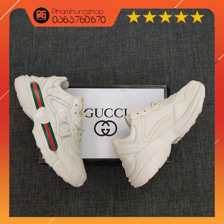 [FREESHIP] Giày thể thao sneaker Gucci kẻ đỏ SIÊU CHẤT HÀNG ĐẸP 🔥 Dễ phối đồ nhất 🍁 Full Box + Full Bill