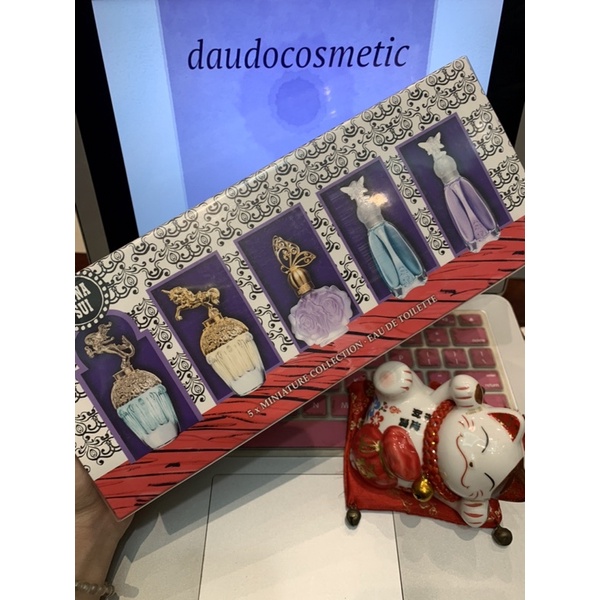 Set Nước hoa Anna Sui Fantasia Mermaid - La vie de Boheme - Lucky Wish - Secret Wish EDT 5ml