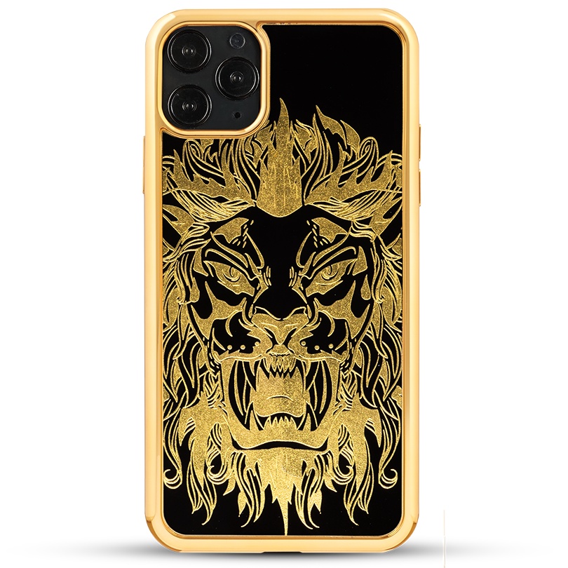 Ốp điện thoại cho iPhone 11 Pro mẫu Kim Diện Sư Tử thương hiệu La Sonmai