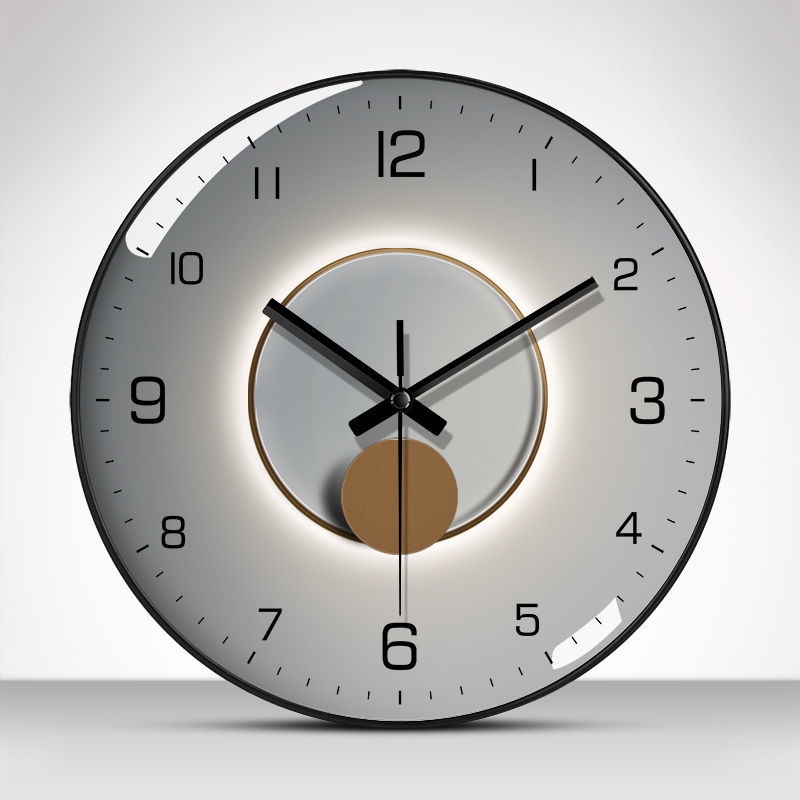 Đồng hồ bóng tối phong cảnh sang trọng ánh sáng bắc âu