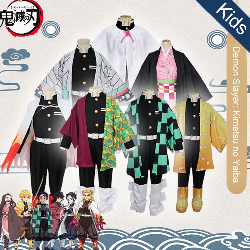 Trang Phục Cosplay Nezuko Demon Slayer Cho Trẻ Em