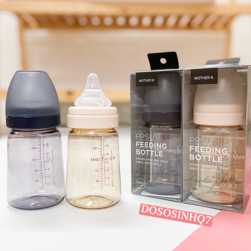 Bình Sữa PPSU Mother-K Hàn Quốc 180ml/280ml