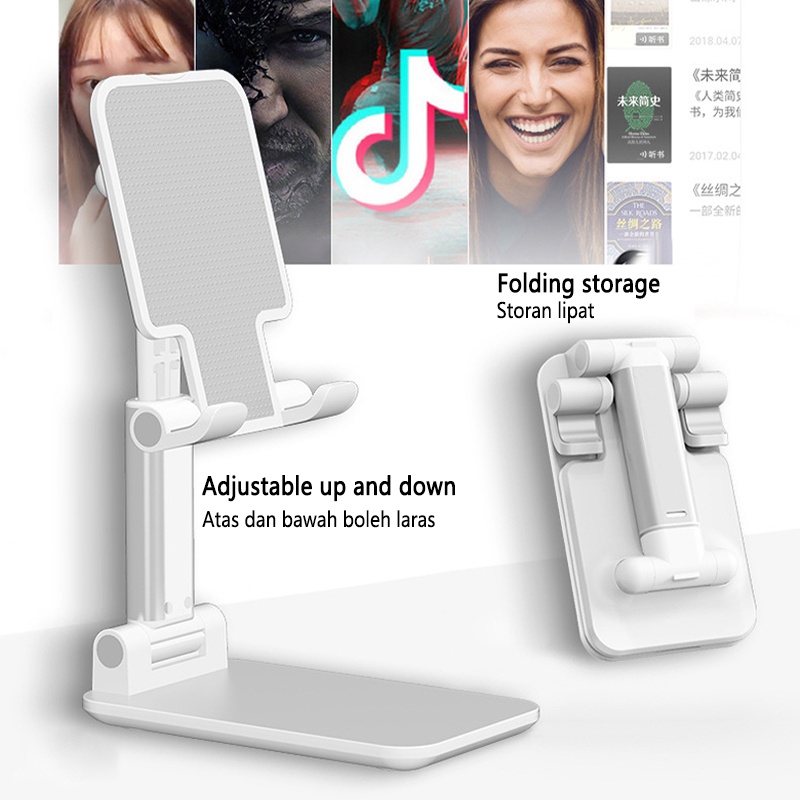 Giá đỡ điện thoại di động để bàn có thể điều chỉnh cho iphone samsung huawei millet oppo vv