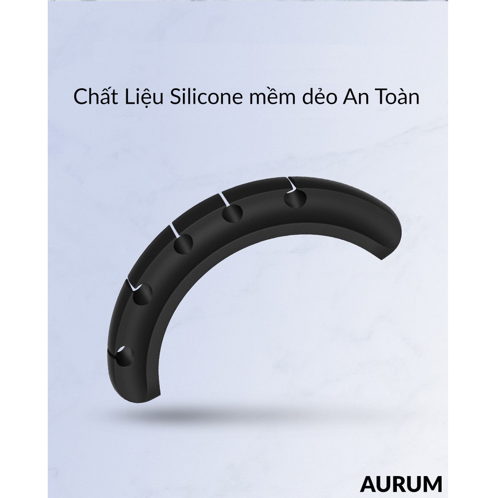 [Siêu hot ][Phụ kiện giữ dây cáp sạc] Giá Silicon mini cố định dây cáp sạc cho các thiết bị điện tử trên bàn làm việc