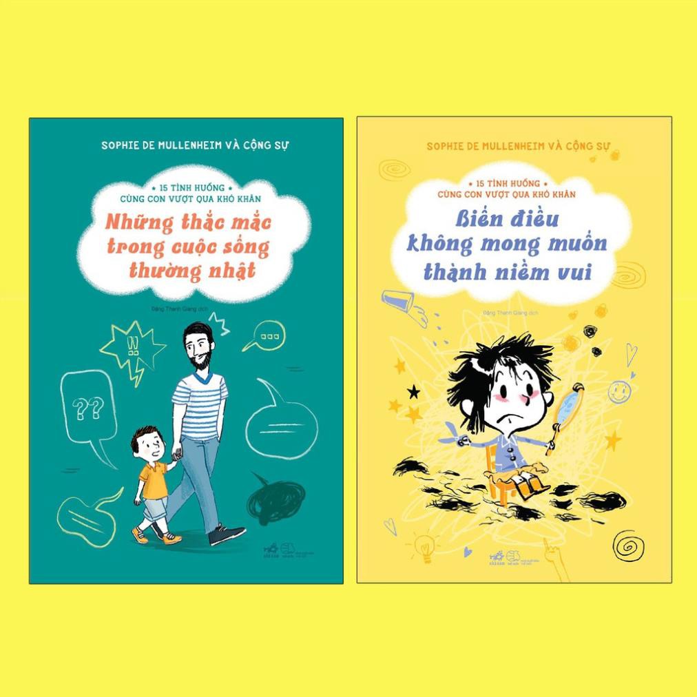 Sách - Bộ 15 tình huống cùng con vượt qua khó khăn (02 cuốn) [Nhã Nam]