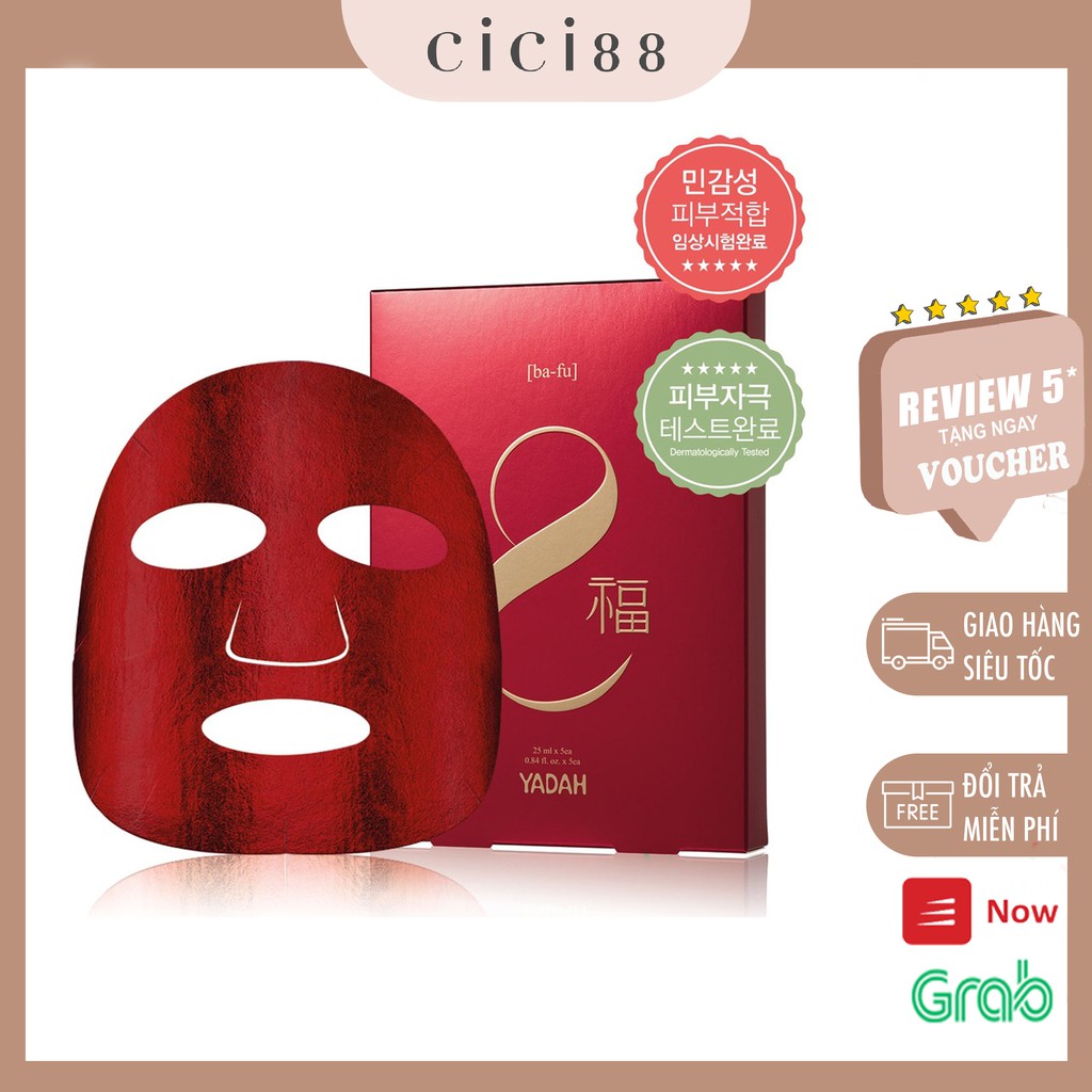 Mặt nạ đỏ nhân sâm YADAH RED ENERGY MASK