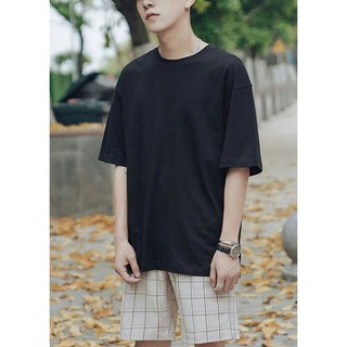 Áo thun tay lỡ trơn Basic tee