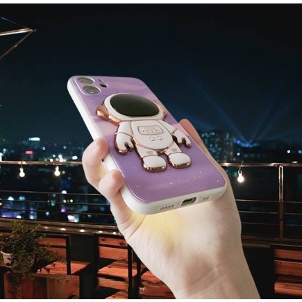 [Giá đỡ phi hành gia] Ốp Điện Thoại iphone Hình Phi Hành Gia 3D cho iPhone 6 7plus 8plus x xsmax xr 11 12 pro max 13 pro