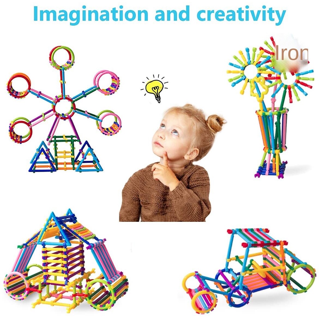 Đồ chơi khối xếp hình mini DIY