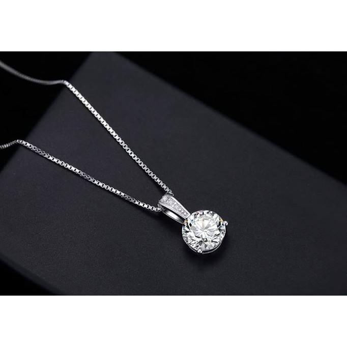 Dây chuyền bạc ý 925 Swarovski Droplets CECY- Bảo hành 12 tháng