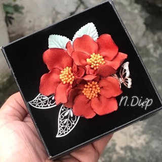 Hoa cài áo cao cấp-nhiều màu
