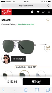 Kính Ray-ban caravan RB3136 LEO9