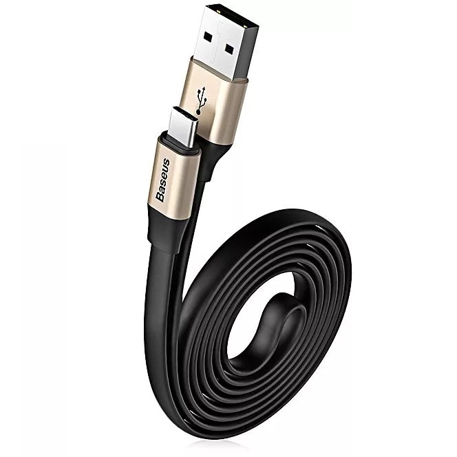 Dây cáp sạc nhanh 2.4A cổng Type-C dài 23cm / 120cm hiệu BASEUS Nimble cho điện thoại / Macbook