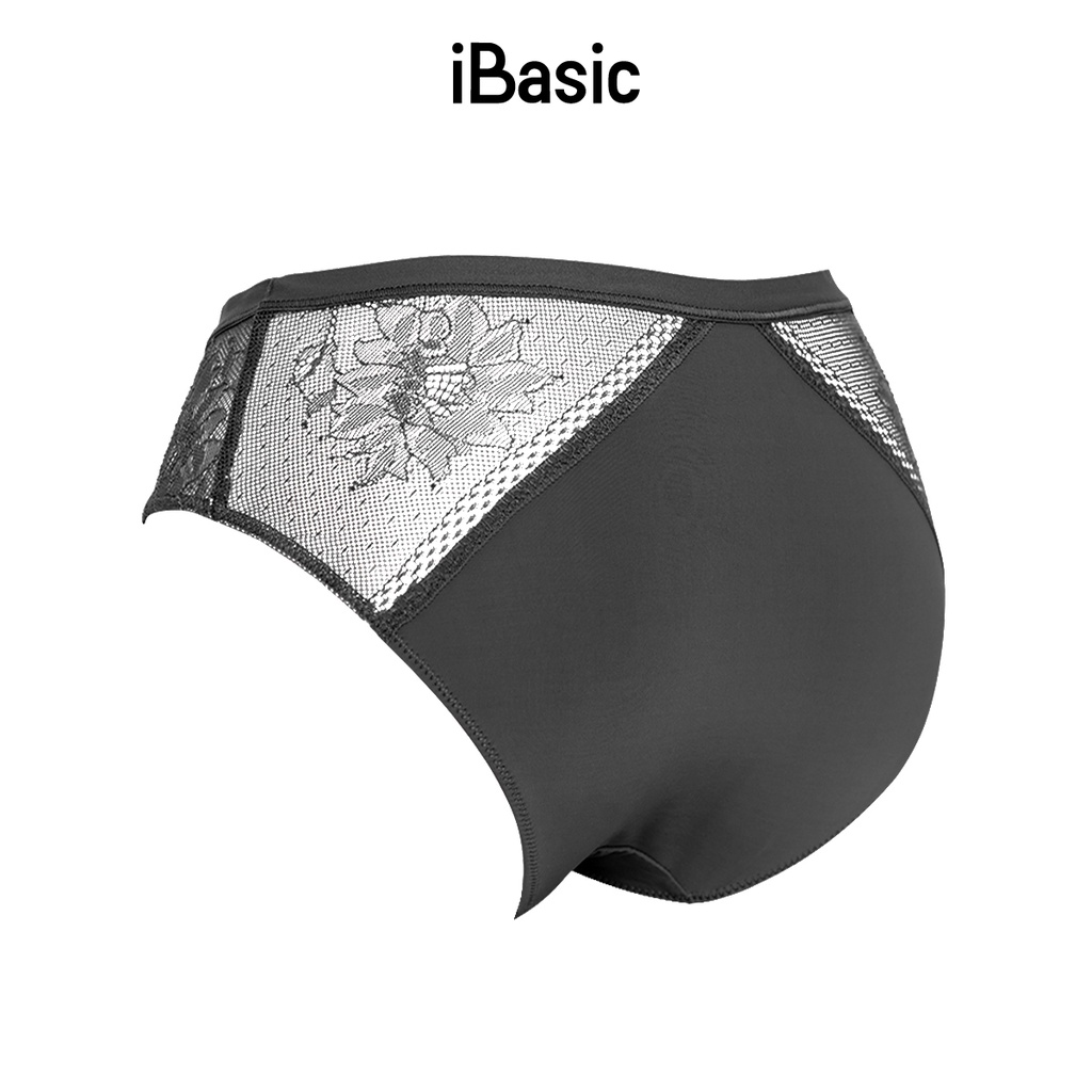 Quần lót thun lạnh phối ren hipster iBasic PANW142