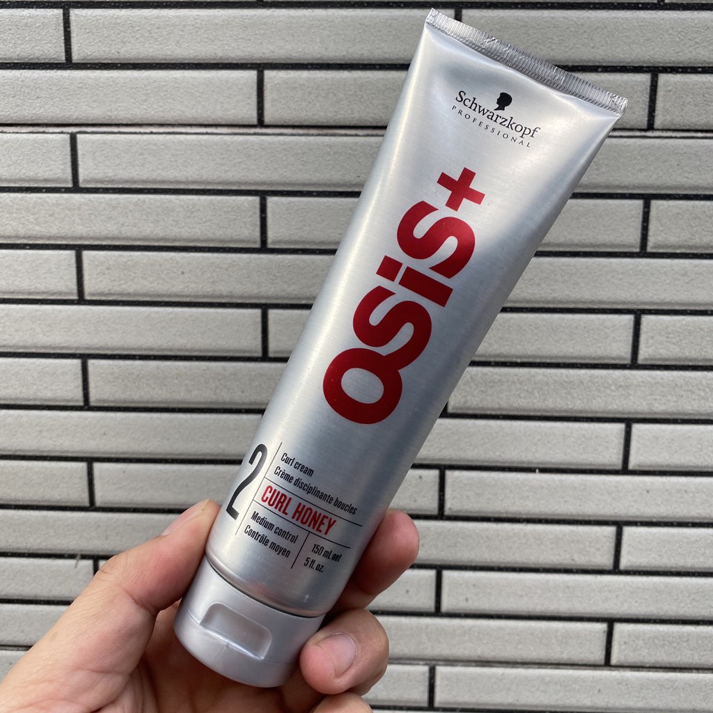 Kem tạo lọn sóng xoăn giữ nếp tóc Schwarzkopf Osis+ 2 Curl Honey Cream 150ml