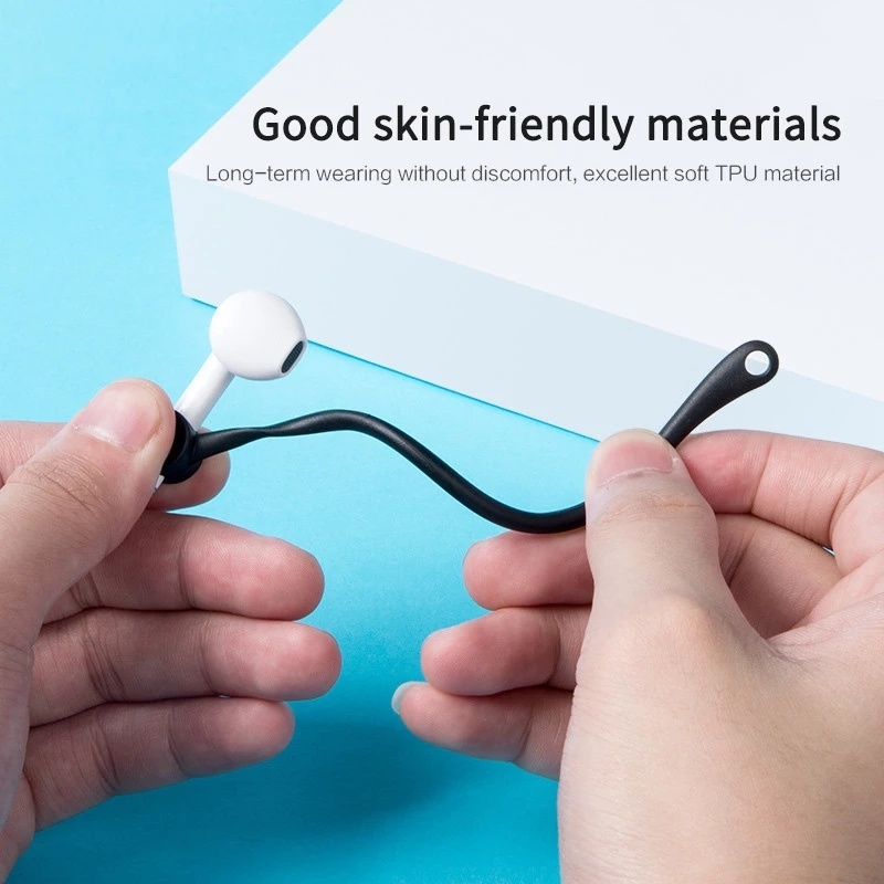 Set 2 Móc tai nghe không dây Mini Bằng Silicon Chống Rơi Chuyên Dụng