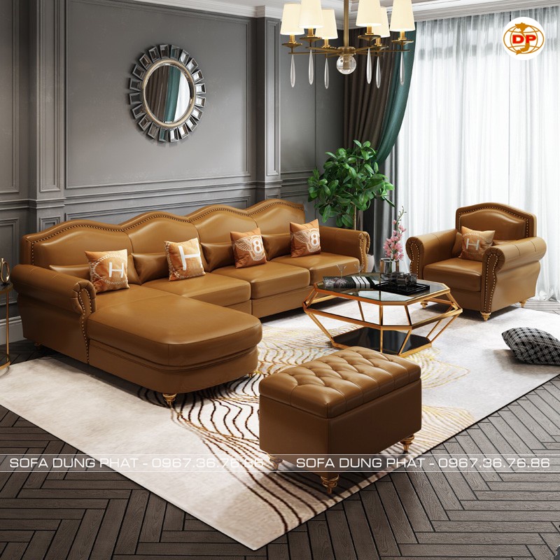 Sofa Nhập Khẩu Cao Cấp Da Hàn Quốc Bóng Mịn DP-SCC59