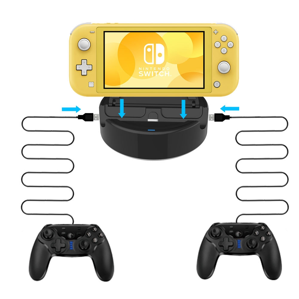 Dock sạc chuyển đổi cho máy chơi game Nintendo Switch Lite cổng USB