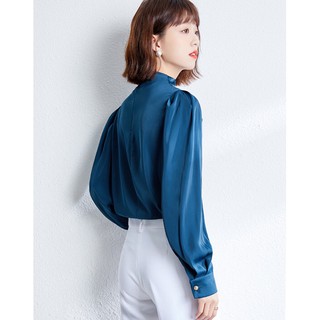 FreeShip Áo Sơ Mi Lụa Quảng Châu Cho Chị Em Dân Công Sở