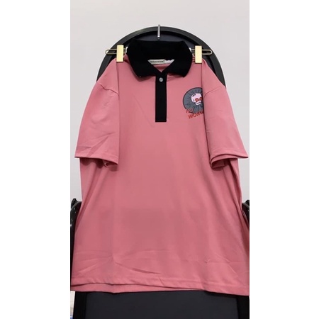 Áo Polo Thêu Hình Cô Bé - Polo tay lỡ form rộng Unisex 38-70kg Nam Nữ