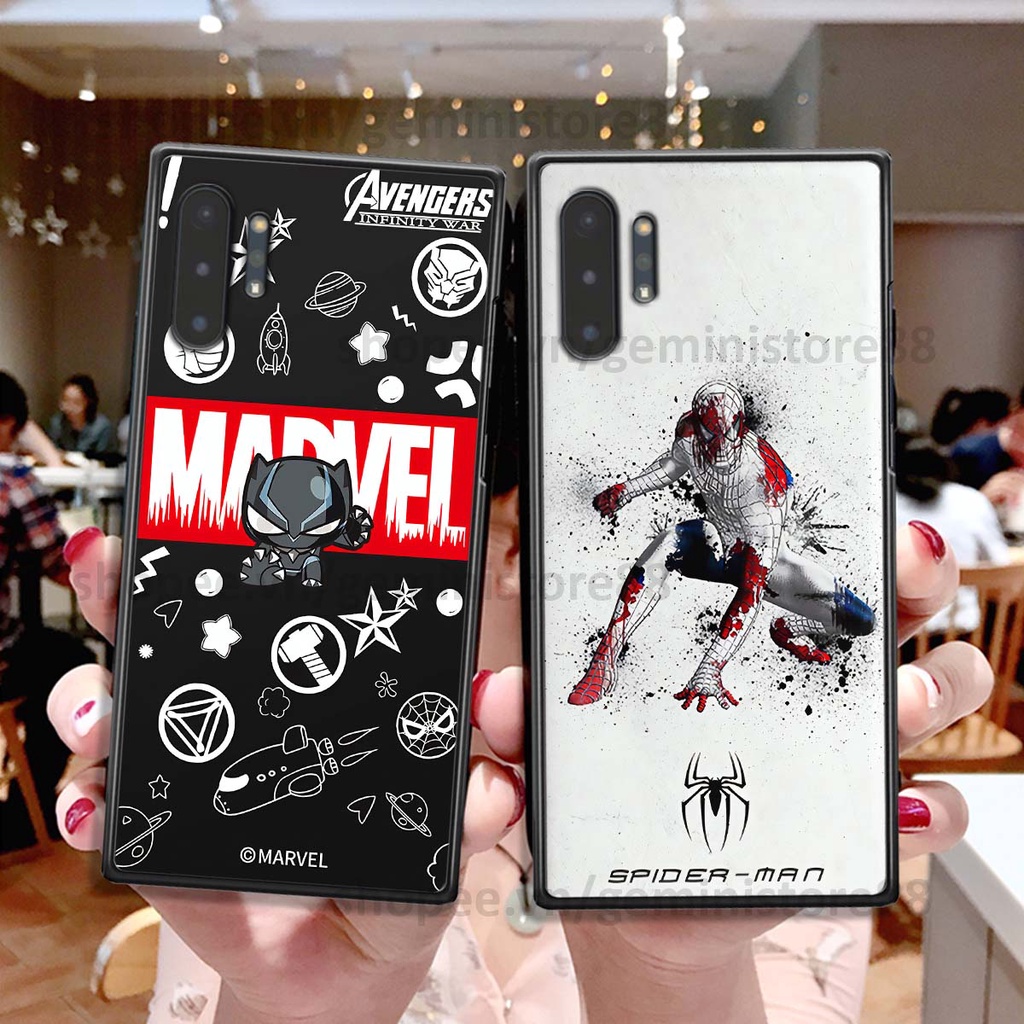 Ốp Samsung Note 10 / Note 10 Plus / Note 10+ siêu anh hùng mar.vel biệt đội avengers mạnh mẽ thể thao cá tính