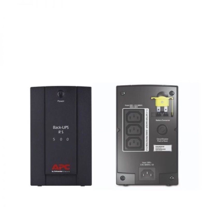 [chính hãng] BỘ LƯU ĐIỆN (UPS) 12V KHÔNG NGẮT APC 500 BR500CI-As (500VA-300W)